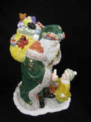 Appraisal: Waterford Figural Ceramic Cookie Jar ''Letterto Santa'' Holiday Heirloom Series