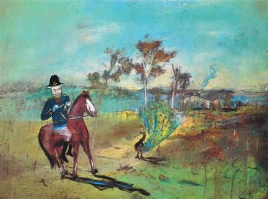 Appraisal: Sidney Nolan - The Alarm photolithograph x cm