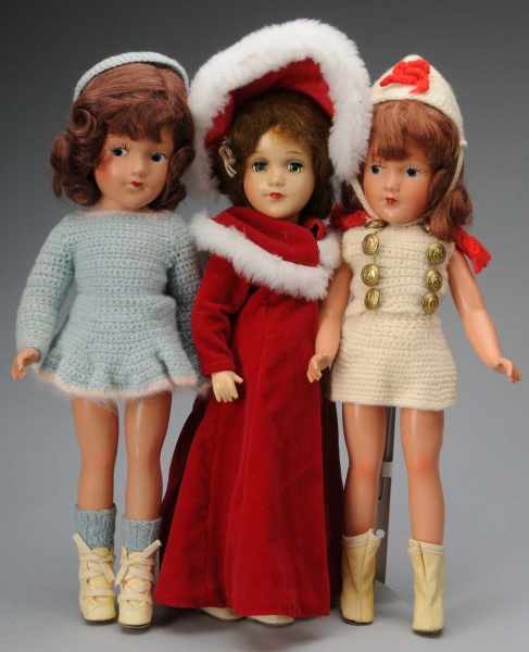 Appraisal: Lot of Composition Mary Hoyer Dolls Description American s rare