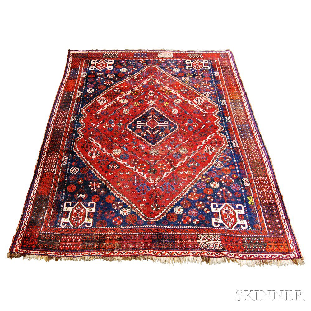 Appraisal: Afshar Carpet South Persia second quarter th century minor areas