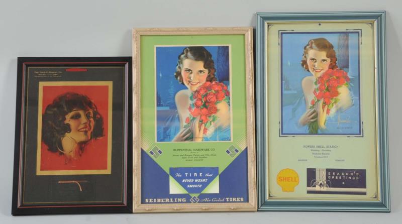 Appraisal: Lot of Pinup Girl Calendars This lot includes two full