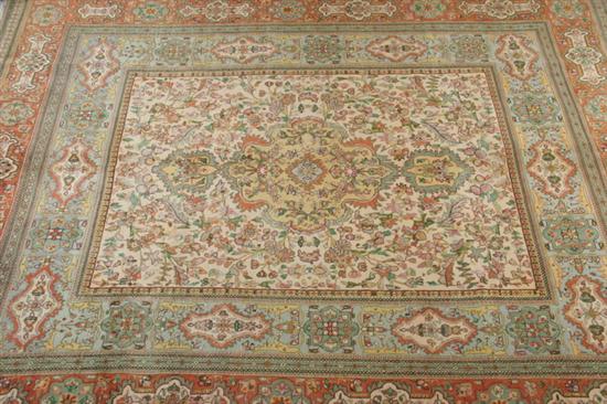 Appraisal: TABRIZ RUG ft in x ft in