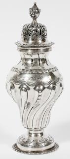 Appraisal: A LATE VICTORIAN STERLING SILVER SUGAR CASTER A LATE VICTORIAN