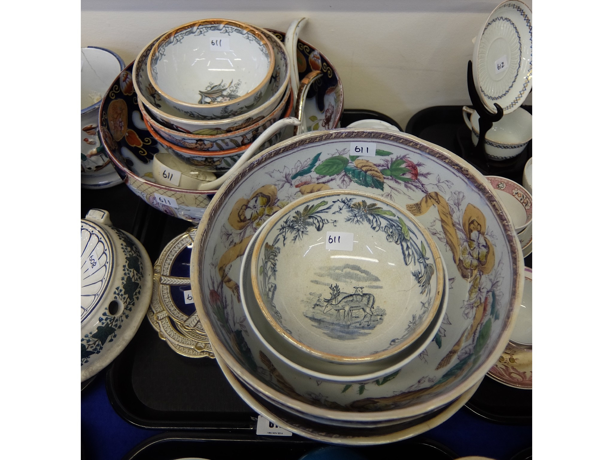 Appraisal: Tray of Scottish pottery to include D L Co 'Sultana'