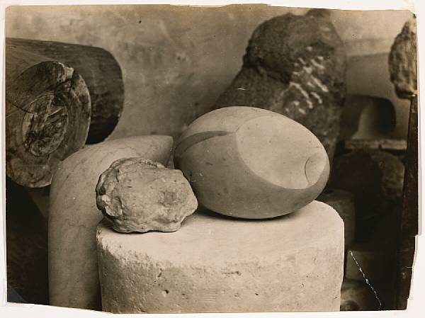 Appraisal: Constantin Brancusi Romanian - Le Nouveau-n II et T te