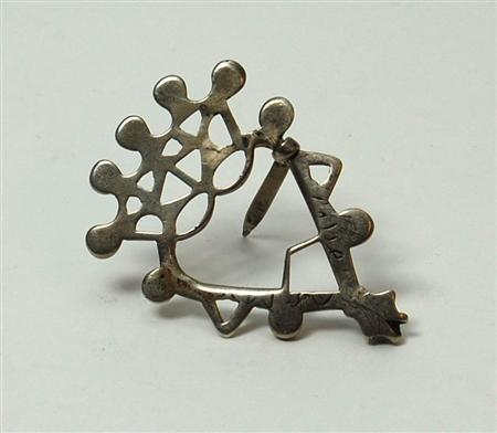 Appraisal: An th century Scottish luckenbooth brooch of typical open work