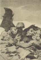 Appraisal: Francisco Goya y Lucientes Spanish - Los Caprichos Se repulen