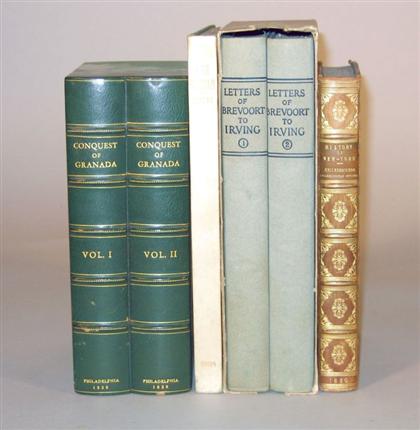 Appraisal: vols Washington Irving Irving Washington A History of New York