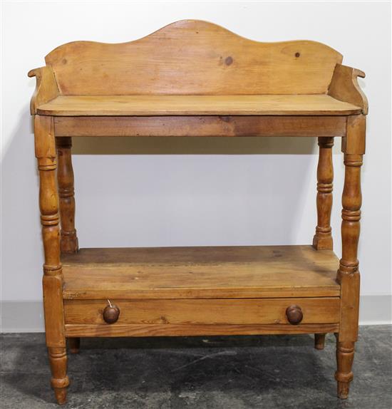 Appraisal: Sale Lot An American Pine Washstand th century Height x