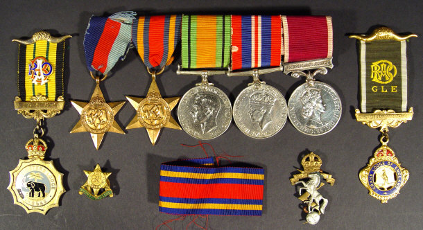 Appraisal: World War II Military Medal group comprising - Star Burma