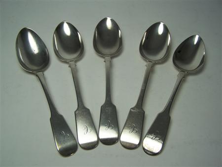 Appraisal: A matched set of twenty tablespoons various dates and makers