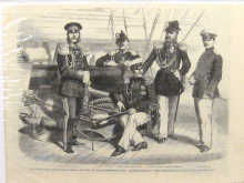 Appraisal: Russian Interest Five engravings some from The Illustrated London News