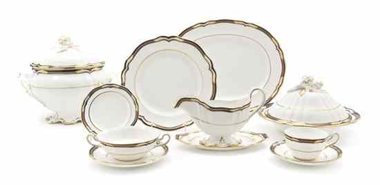 Appraisal: An English Spode Dinnerware Service for Twelve comprising dinner plates