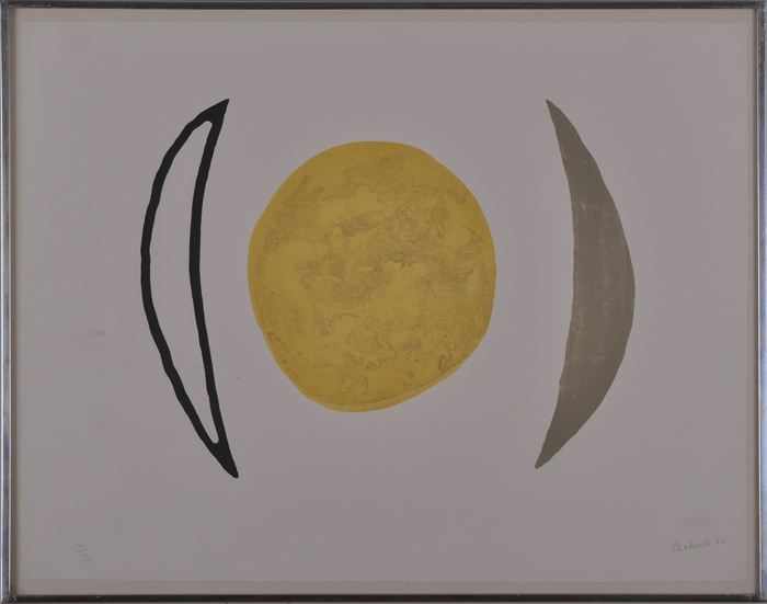 Appraisal: LYNN CHADWICK - MOON SERIES F Lithograph in colors x