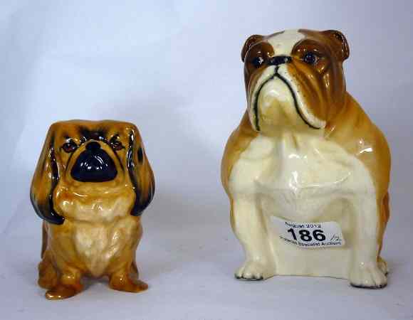 Appraisal: Royal Doulton Pekinese HN and a Seated Bulldog HN special