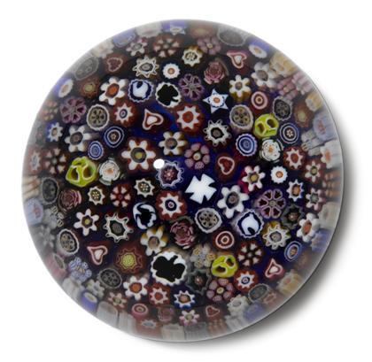 Appraisal: Parabelle close packed millefiori paperweight dated