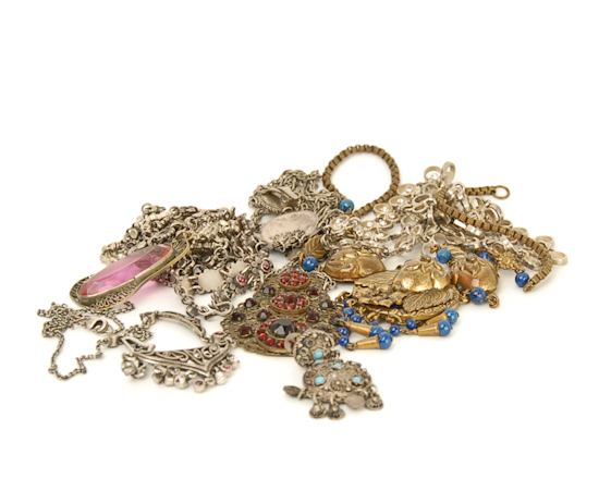 Appraisal: Lot of Costume Jewelry including Ornate Necklaces Earring etc