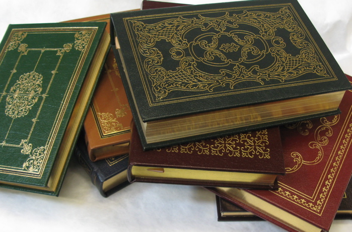 Appraisal: GROUP OF ASSORTED LEATHER BOUND BOOKS Some titles Paine by