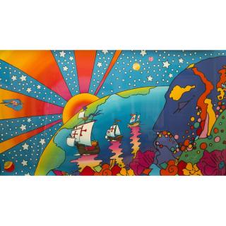 Appraisal: Peter Max Serigraph Discovery Peter Max serigraph Discovery - numbered