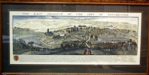 Appraisal: Reproduction engraving 'The East Prospect of the City of Winchester'