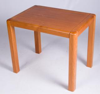 Appraisal: Danish Teak Side Table Danish teak side table stamped to