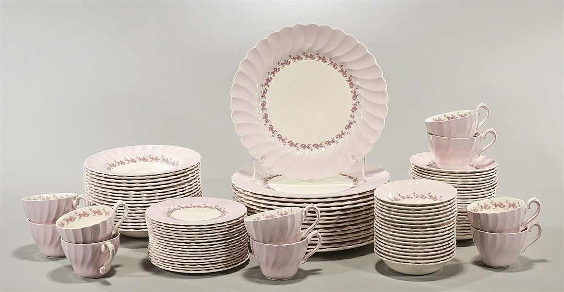 Appraisal: Myott Son Co Old Chelsea-Petite Porcelain Dinner Pieces pieces Staffordshire