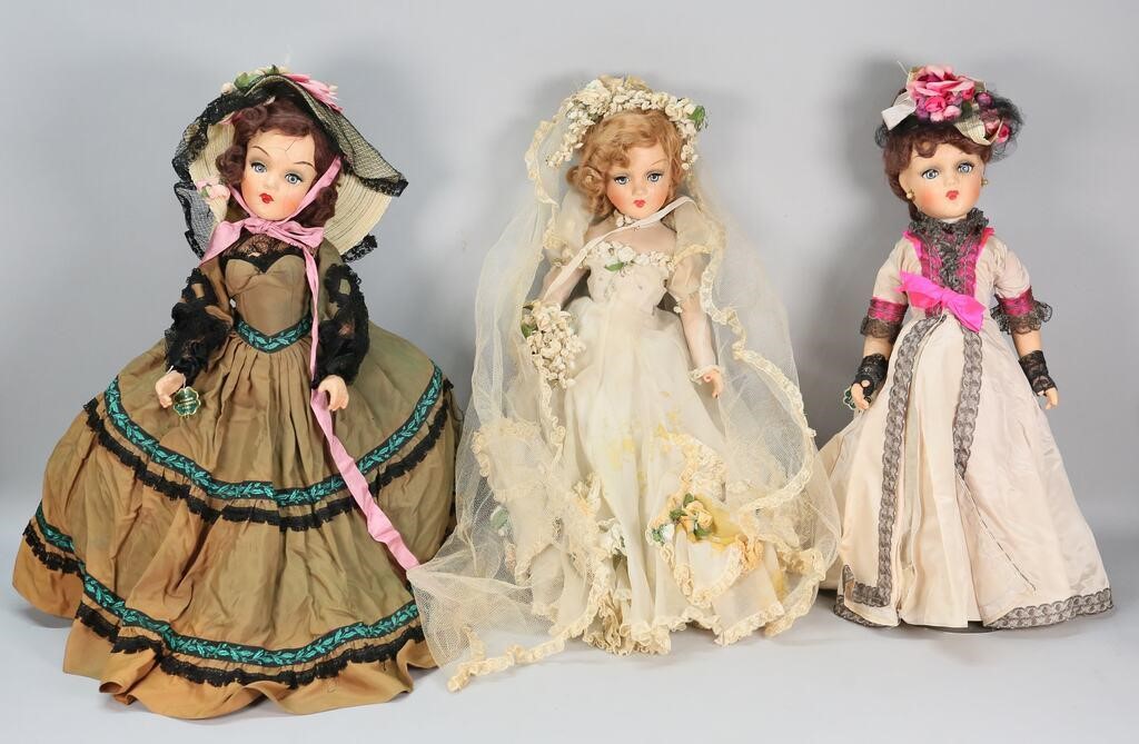 Appraisal: Madame Alexander composition portrait dolls Circa early to mid th