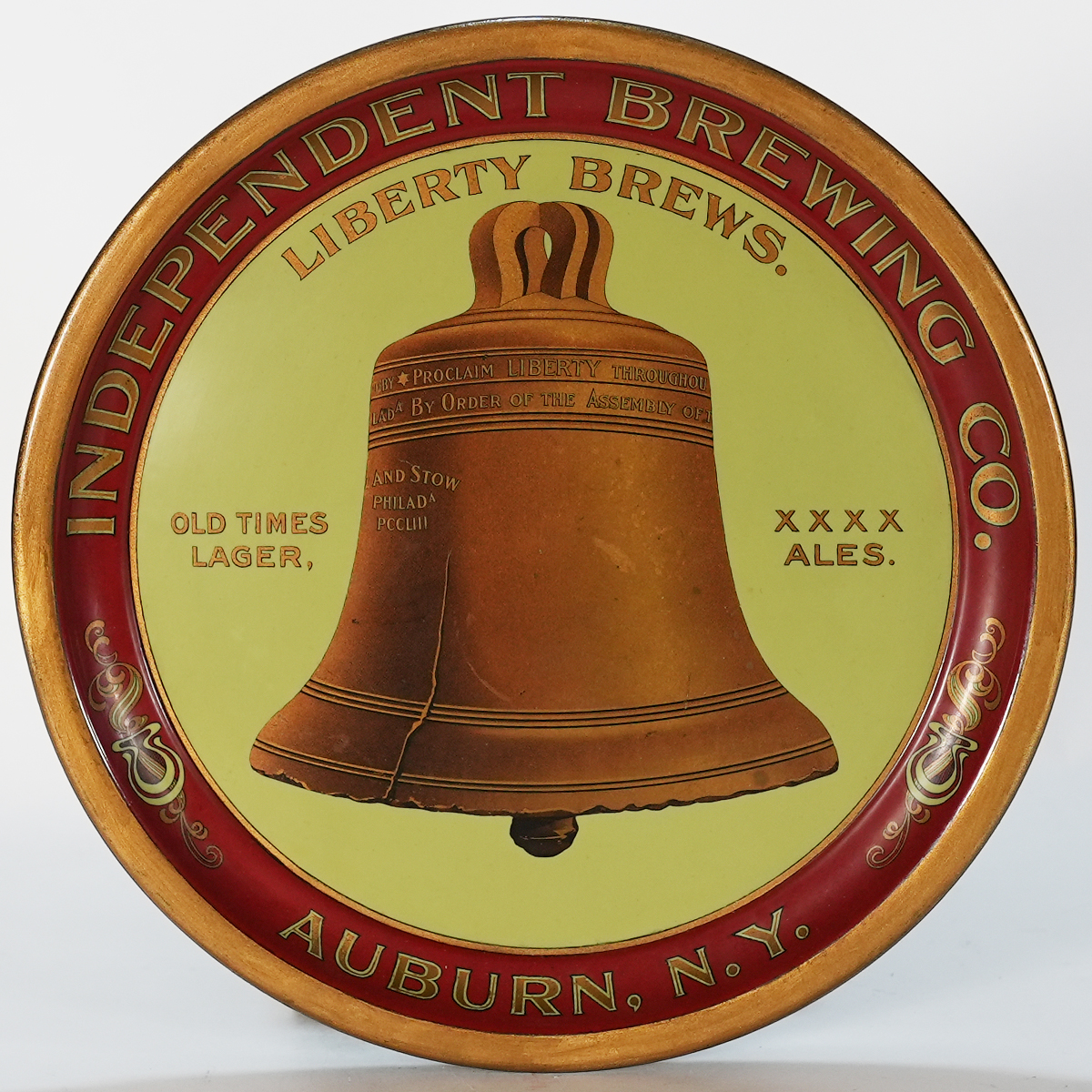 Appraisal: Independent Liberty Brews Old Times Lager XXXX Ales Trays RAREReference