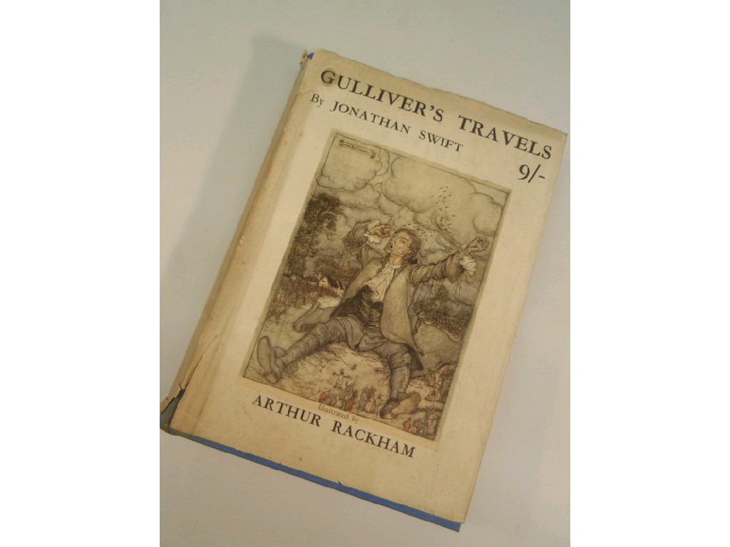 Appraisal: Swift Jonathan Gullivers Travellers illustrated Arthur Rackham Temple Press eleven