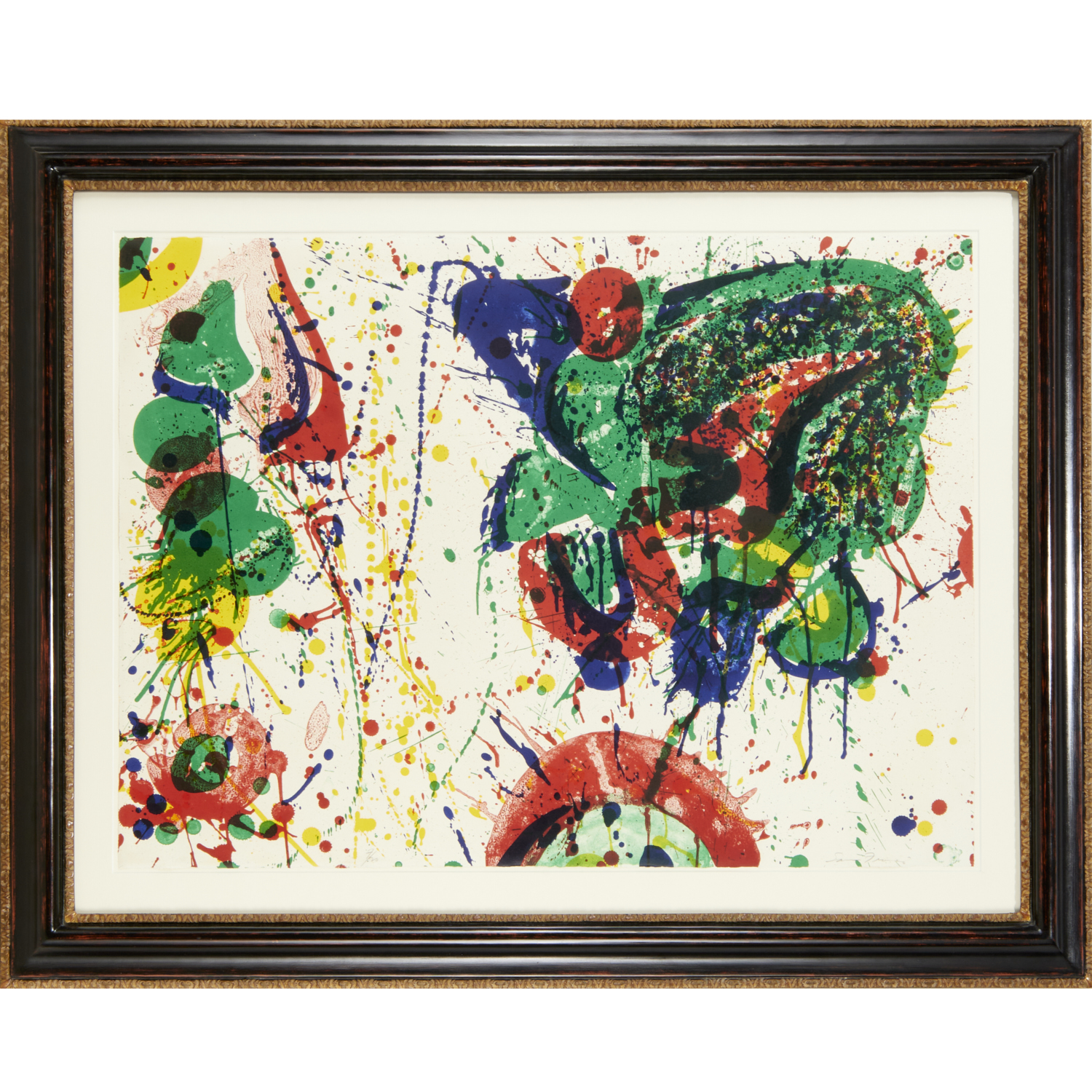 Appraisal: SAM FRANCIS COLOR LITHOGRAPH Sam Francis American - For Miro