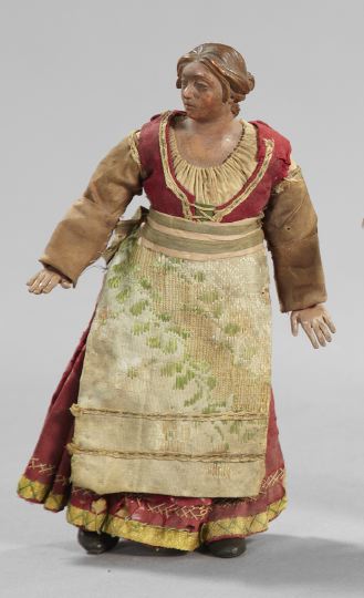 Appraisal: Good Italian Creche Figure of a Female Peasant fourth quarter