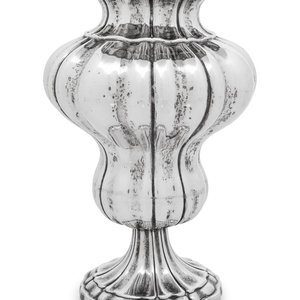 Appraisal: An Eastern European Silver Vase Late th Century with a