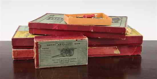 Appraisal: Five boxed sets of Britains lead soldiers comprising Grenadier Guards