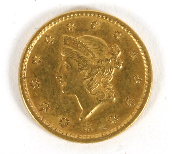 Appraisal: One Dollar Liberty Type I Gold Coin VF-XF