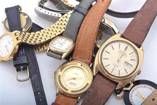 Appraisal: A BAG OF ASSORTED WRISTWATCHES INCLUDING SEIKO LONGINES ZENITH ETC