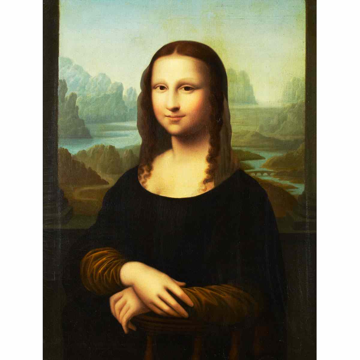 Appraisal: After Leonardo da Vinci - Italian MONA LISA Oil on