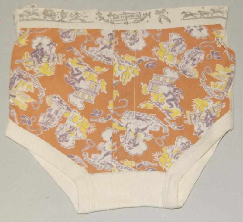 Appraisal: Pair of Hopalong Cassidy Boy's Underwear Scarce Nice depictions of