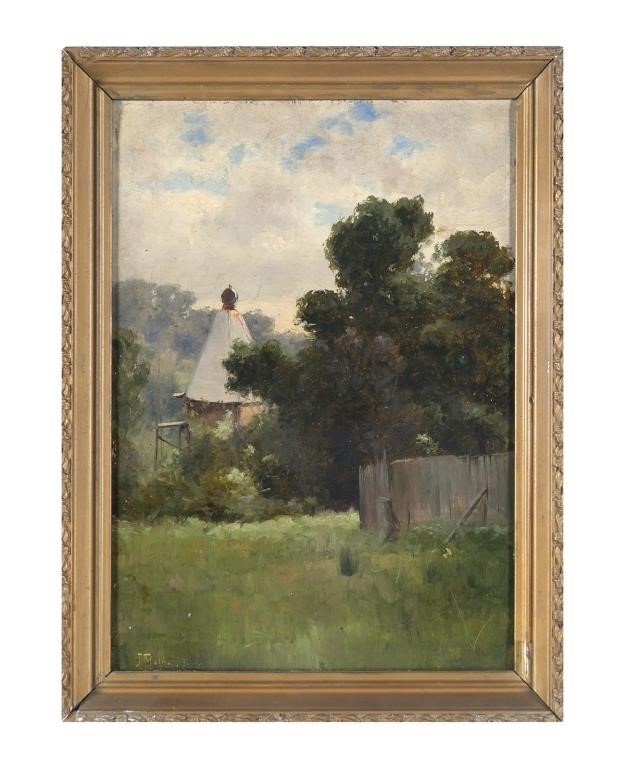 Appraisal: Oil on board painting by John Mather Australian - showing