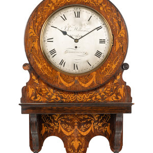 Appraisal: A William IV Marquetry Bracket Clock John Williams Shoreditch First