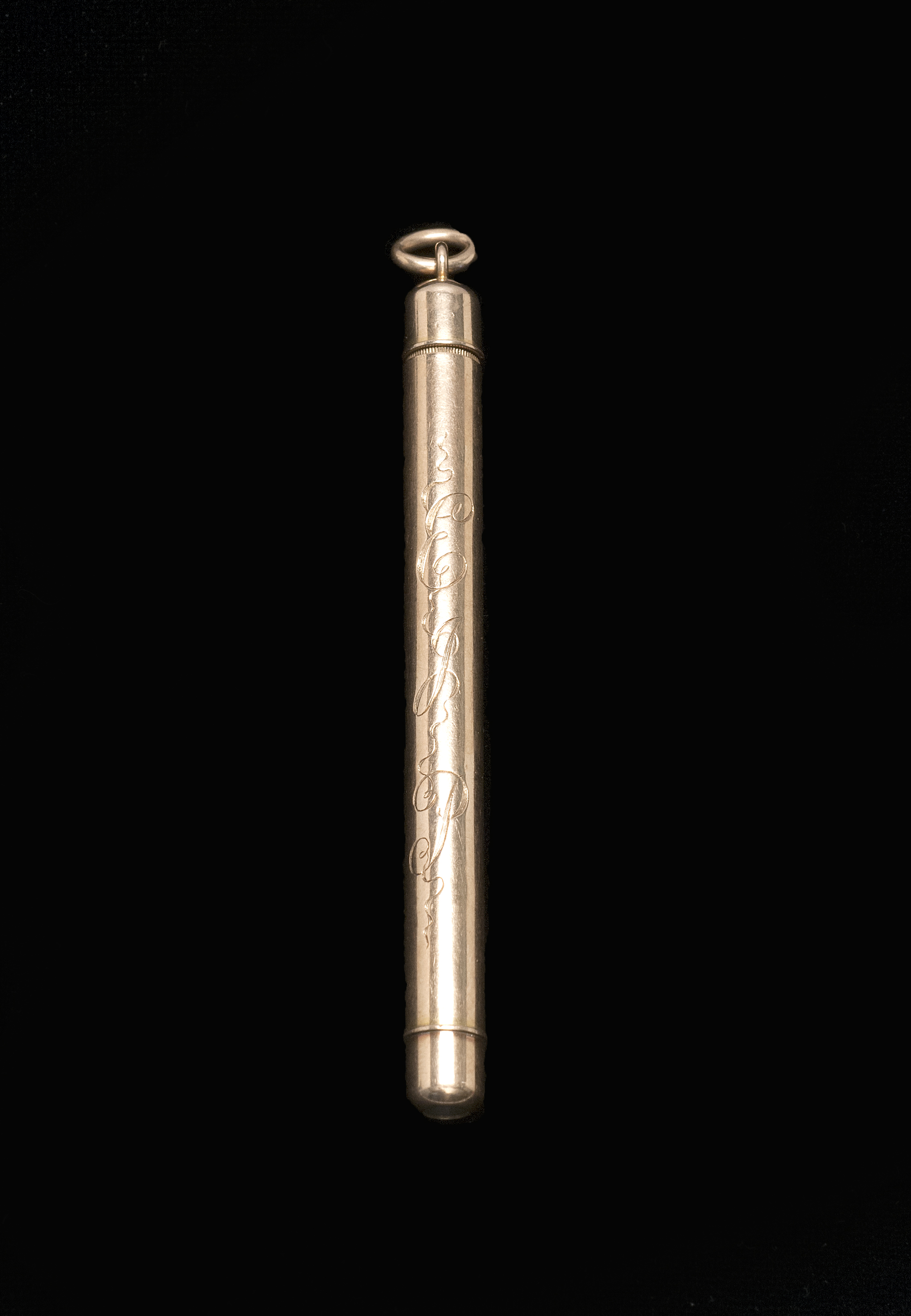 Appraisal: KT YELLOW GOLD PENCIL BY TIFFANY Engraved with monogram Length