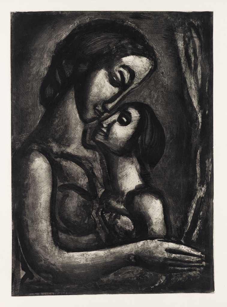 Appraisal: GEORGES ROUAULT Il serait si doux d'aimer Aquatint x mm