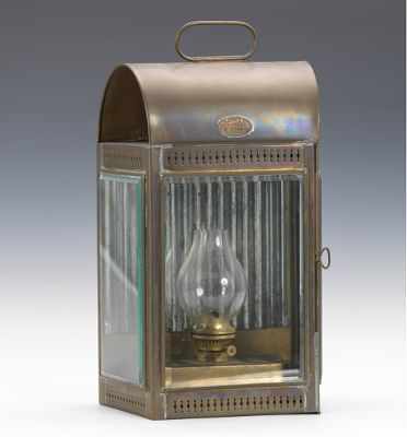 Appraisal: Bulkhead Engine Room Lantern by Davey Co London No Engine