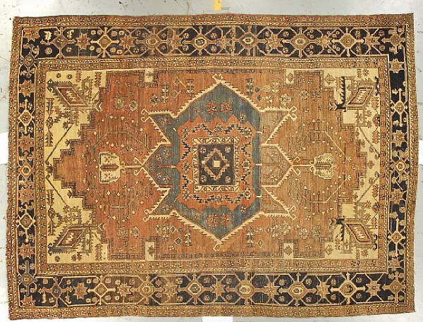 Appraisal: A Serapi carpet Northwest Persia late th century size approximately