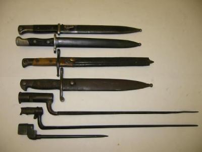 Appraisal: A SPANISH MAUSER BAYONET c the blade marked TOLEDO in