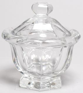 Appraisal: Baccarat Colorless Crystal Missouri Sugar Bowl The lidded body with