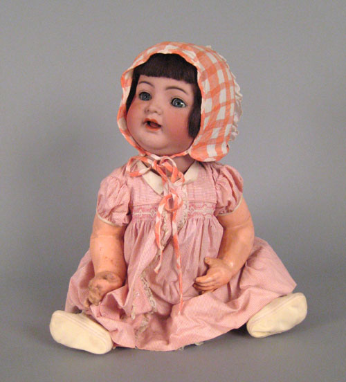 Appraisal: Kammer Reinhardt character baby with bisque head open mouth and