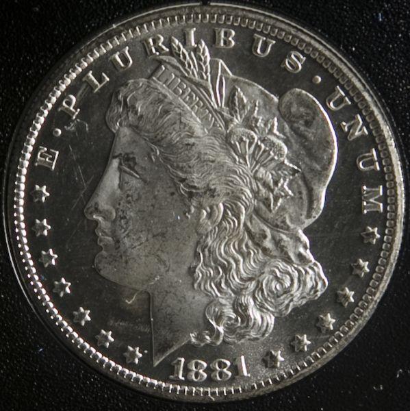 Appraisal: GSA BU -CC Morgan Silver Dollar in original box with