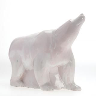 Appraisal: Primavera glazed pottery figure of a polar bear Primavera glazed