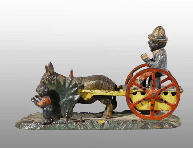 Appraisal: Cast Iron Bad Accident Mechanical Bank Description Manufactured by J