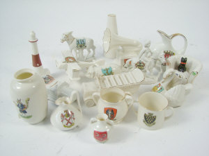 Appraisal: Collection of forty pieces of Goss and other crested ware